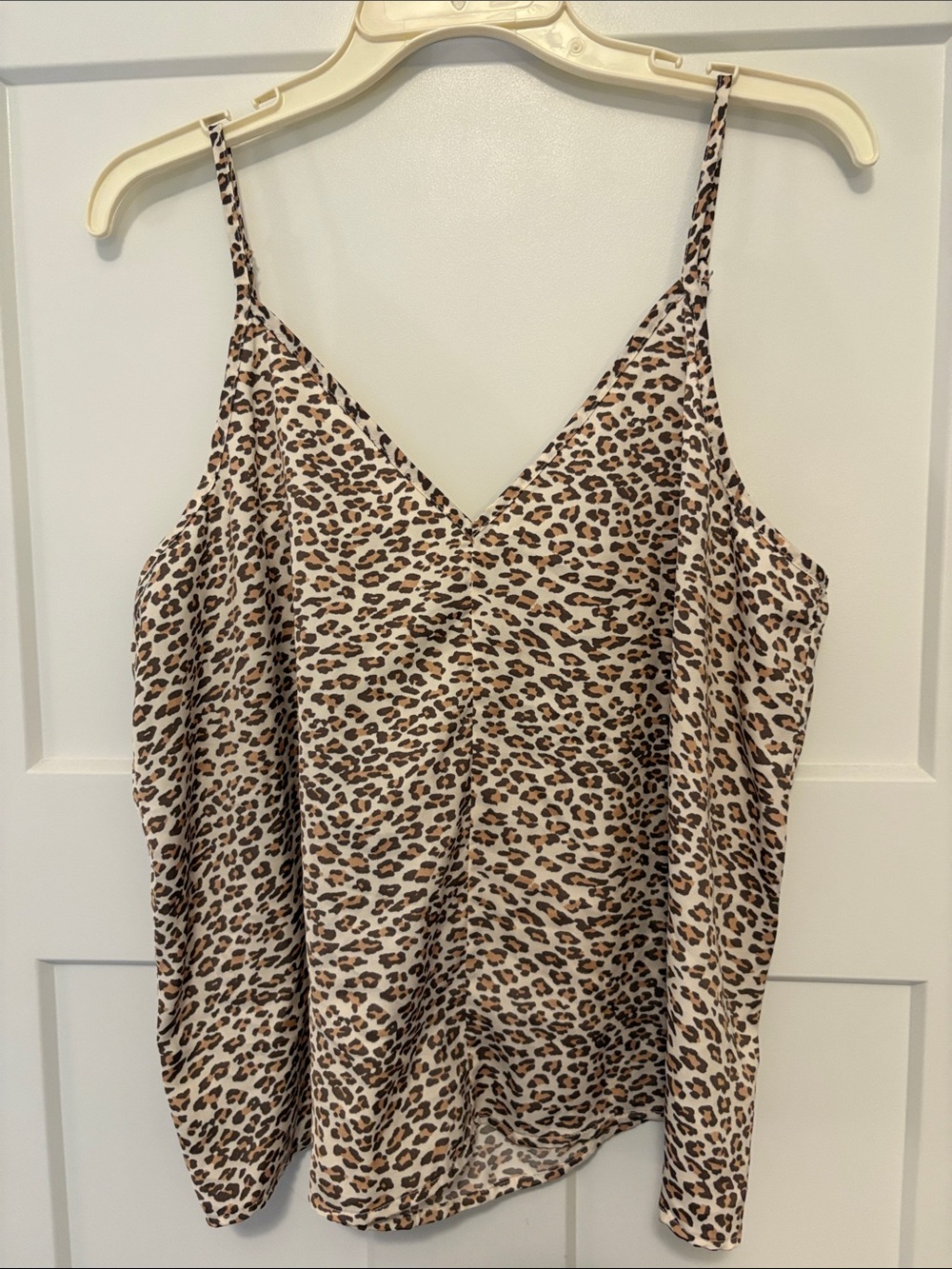 Aerie leopard print satin camisole